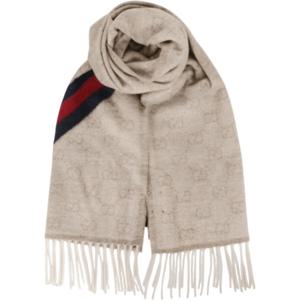 구찌 GG 웹 울 머플러 570603 3G200 9568 베이지