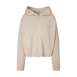 질스튜어트 뉴욕 여성 25FW 세피아 멜란지 울혼방 후드집업니트 JSSW5D220S1