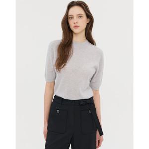 질스튜어트 뉴욕 여성 25FW 시즌오프그레이 캐시미어100 반팔 니트 풀오버 JSSW5D831G1