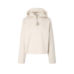 질스튜어트 뉴욕 여성 25FW 시즌오프 라이트베이지 울캐시미어혼방 후드자켓 JSJA5D310I1