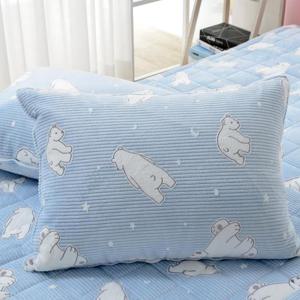 몽쉐어 코지베어 착번극세사 베개커버 50x70 3color