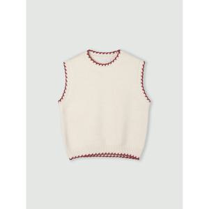 [코인코즈]스티치 니팅 베스트_CD5WV502