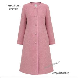 [미니멈]MD 울 알파카 부클 A 라인 코트  MD MYDAWL0800IV