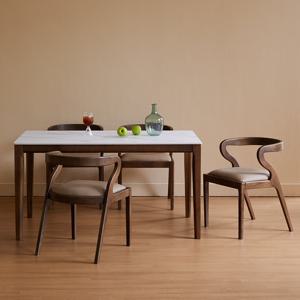 [베스트리빙] 루마니아 헤이 1400 4인 세라믹 식탁세트/의자4개