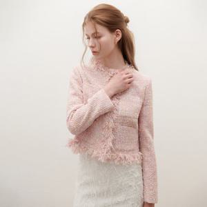 [SATIN] 트위드 프린지 크롭 자켓_2컬러 S261S102