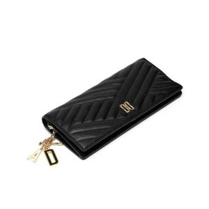 [닥스ACC][선물포장][CARLISLE] 블랙 메쉬엠보 2단 장지갑 DCWA2F212BK