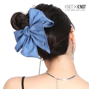 [KNOTXKNOT] 국내제작 고급 재단으로 만든 고퀄 빅 리본 헤어핀