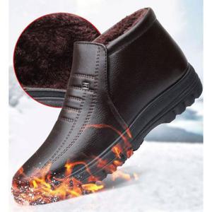 [라일리] Rly 발편한 겨울 방한구두 남성 겨울 신사화