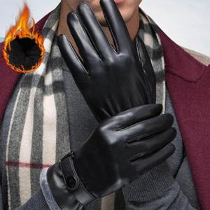 남성 블랙컬러 겨울장갑 융털 보온성 업 남친선물