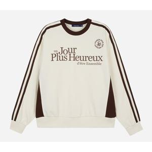 [클라이드]여성 배색 라운드 맨투맨 티셔츠 FODTS904F