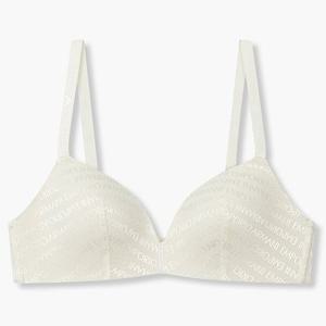 [엠포리오 아르마니 언더웨어]올오버 로고 매쉬 노와이어브라(0824381503)