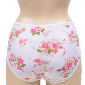 팬티 부드러운 맥시 챠밍 인견 플라워패턴 PT329