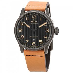 미도 멀티포트 오토매틱 블랙 다이알 남성용 시계 M032.607.36.050.99 M0326073605099
