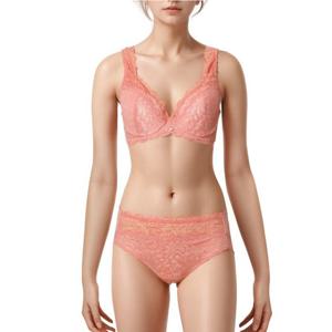 [비비안]백화점 사은품+ 꾸띄르 자가드 레이스브라 햄팬티 세트 2종택1-BS BR976ABP976AP