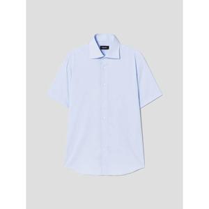 [갤럭시] 모달 솔리드 레귤러핏 드레스 셔츠 - 스카이 블루 (GA5465MR1Q)