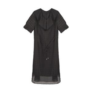 [샤트렌]프릴 소매 스트랩 롱 원피스_HCCMOP101