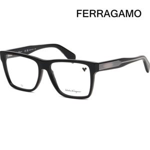 페라가모 안경테 SF2953 001 블랙 사각 뿔테 패션 명품