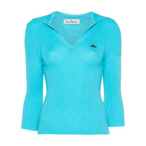 비비안웨스트우드 마리나 폴로 니트 블루 18030040 Y001V L402