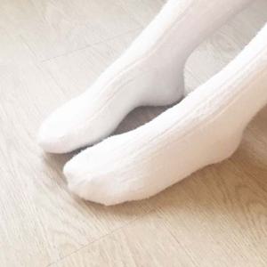 앙고라 양말 두꺼운 따뜻한 겨울 긴목 장목