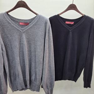 [반에이크]V넥심플니트 (VB3YKTUV04Z)_GJA