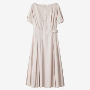 [듀엘] 버클 스트랩 보트넥 원피스 D252MSE050