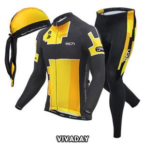 MC-A213 테리 옐로우 3종세트 자전거용품 레저용품 자전거옷 스포츠의류 스포츠옷 자전거복 사이클복 싸이클옷 라이딩복 사이클웨어