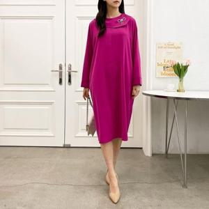 [신상오픈런]KDO45DD크주리 초록 오버핏 여성 핫핑크 긴원피스