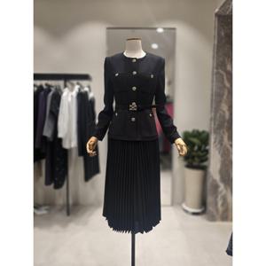 모조 모조에스핀 라운드넥 플리츠 원피스 (J251MSE908)