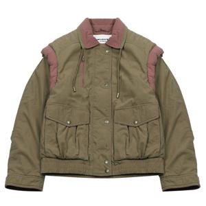 라프리마 이자벨마랑 에뚜왈 데샤 버튼 드로우스트링 자켓 VE0523FA-C3G01E-67KI