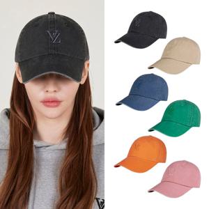 [바잘] 3D 모노그램 피그먼트 오버핏 볼캡 (6colors)