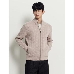 [빈폴멘] 케이블 집업 카디건  베이지 (BC595AC21A)