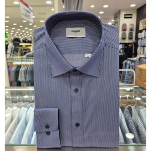 [레노마셔츠]틴 쵸크 스트라이프 슬림핏 긴소매RPFSL1550NY_GN