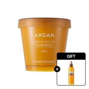 [헤어미스트 증정] 아르간 에센셜 딥케어 헤어팩 470ml (대용량)