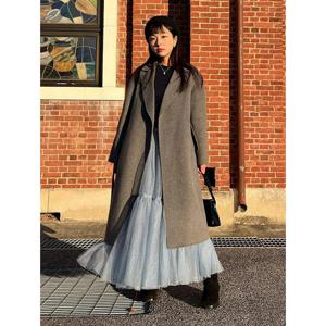 [숲][SOUP] OBBHCR2(테일러드 구스안감 핸드메이드 울코트) (P00