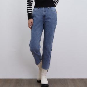 [미쏘]밑단데끼 세미크롭 일자핏 데님 (MIWTJCV27J-T)