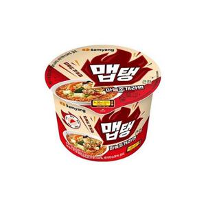 [삼양식품] 삼양 맵탱마늘조개라면 큰컵 110g 16개