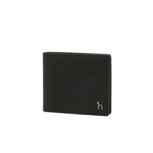 [헤지스] HJWA6E580BK_남성 블랙 음각패턴 소가죽 반지갑