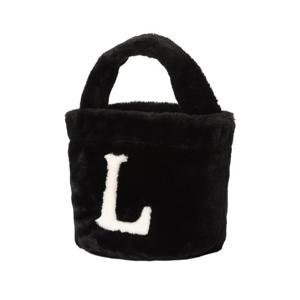 [링스골프]퍼 원단 버킷백 L21E4BG151_BK