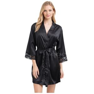 [섹시쿠키]엘레강스 블랙 샤무즈 레이스매치 여성 웨딩 가운 SCWNZ921