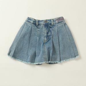 [지프키즈]여아 플리츠 데님 스커트  KQ2DSF011