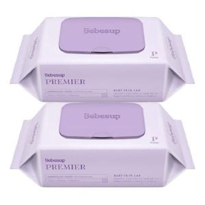 [땡큐온]베베숲 프리미어 엠보싱 아기물티슈 캡70매 x2개