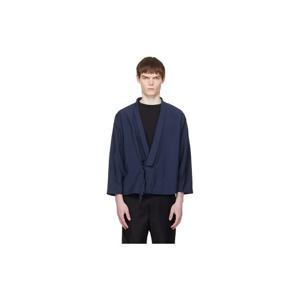 25 FW 겐조 남성 네이비 겐조 파리 기모노 재킷 261387M180012
