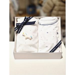 블루독베이비 10 26SS 포니뱀부BI메쉬바디수트2종세트(백일아기옷) (04617004001040)