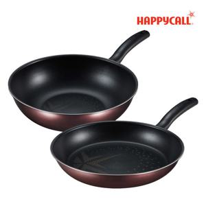 해피콜 올 뉴 컴포트 다이아몬드 IH 인덕션 후라이팬 2종 C세트(28팬+28웍)