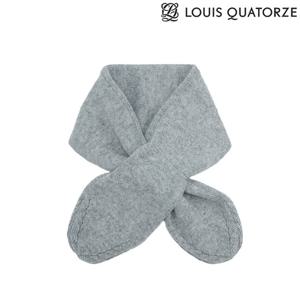 [루이까또즈(스카프)](1CKC234GY) 캐시미어 니트 쁘띠마리 머플러 그레이