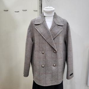 [무자크]루즈핏 핸드메이드 더블 체크자켓(MN8WJK30)_YS