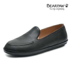 [베어파우(슈즈)]BESSIE 여성 슬립온 로퍼 블랙 K2301001PA-W 1CM