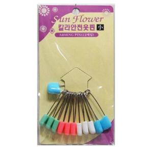 안전옷핀 소 40mm 12개입 옷고정핀 옷클립 옷삔