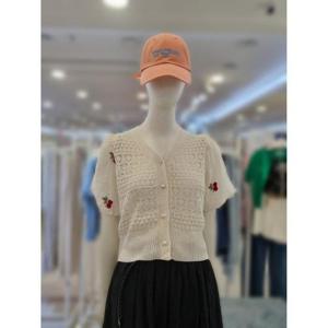 부루앤쥬디 세이브존03 부루앤쥬디  체리 벌룬 뜨개 가디건 SAVBBKBQGCD001B