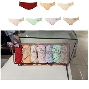 비너스 면100 강아지자수 데일리 요일팬티 VPT6944